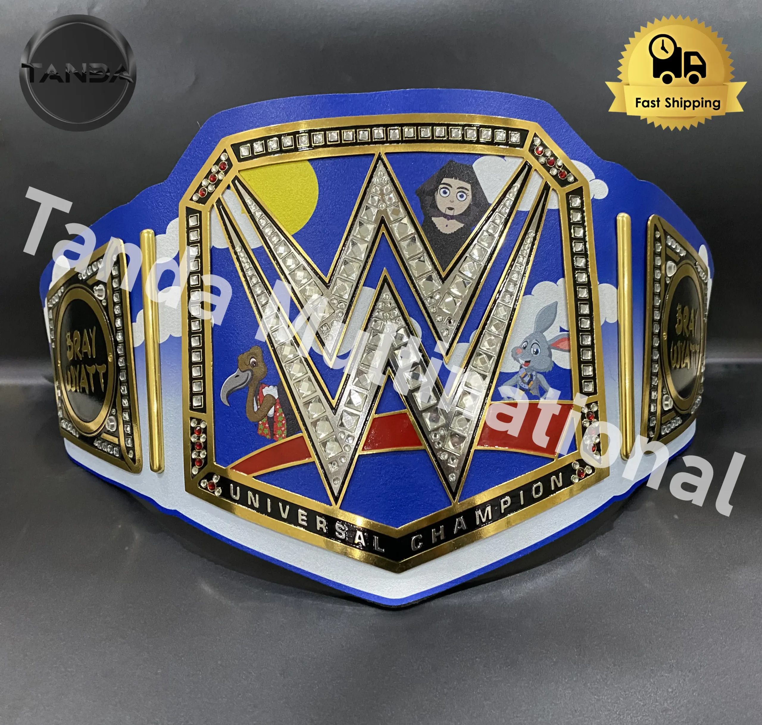 Custom Bray Wyatt Universal WWE Championship Belt Wrestling Title 2mm Brass
