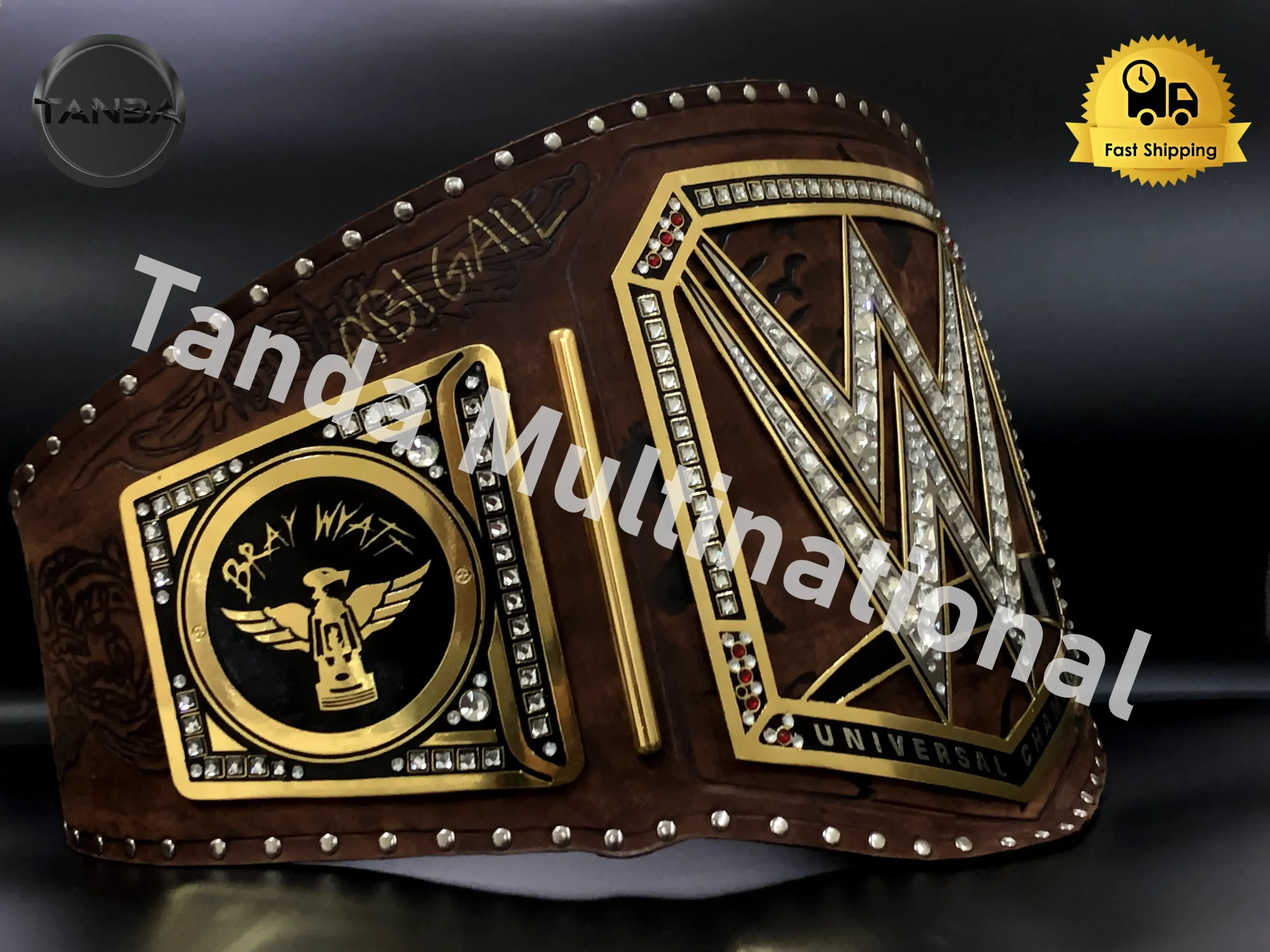 Custom Tribute To Bray Wyatt The Fiend Universal WWE Championship Belt 2mm Brass