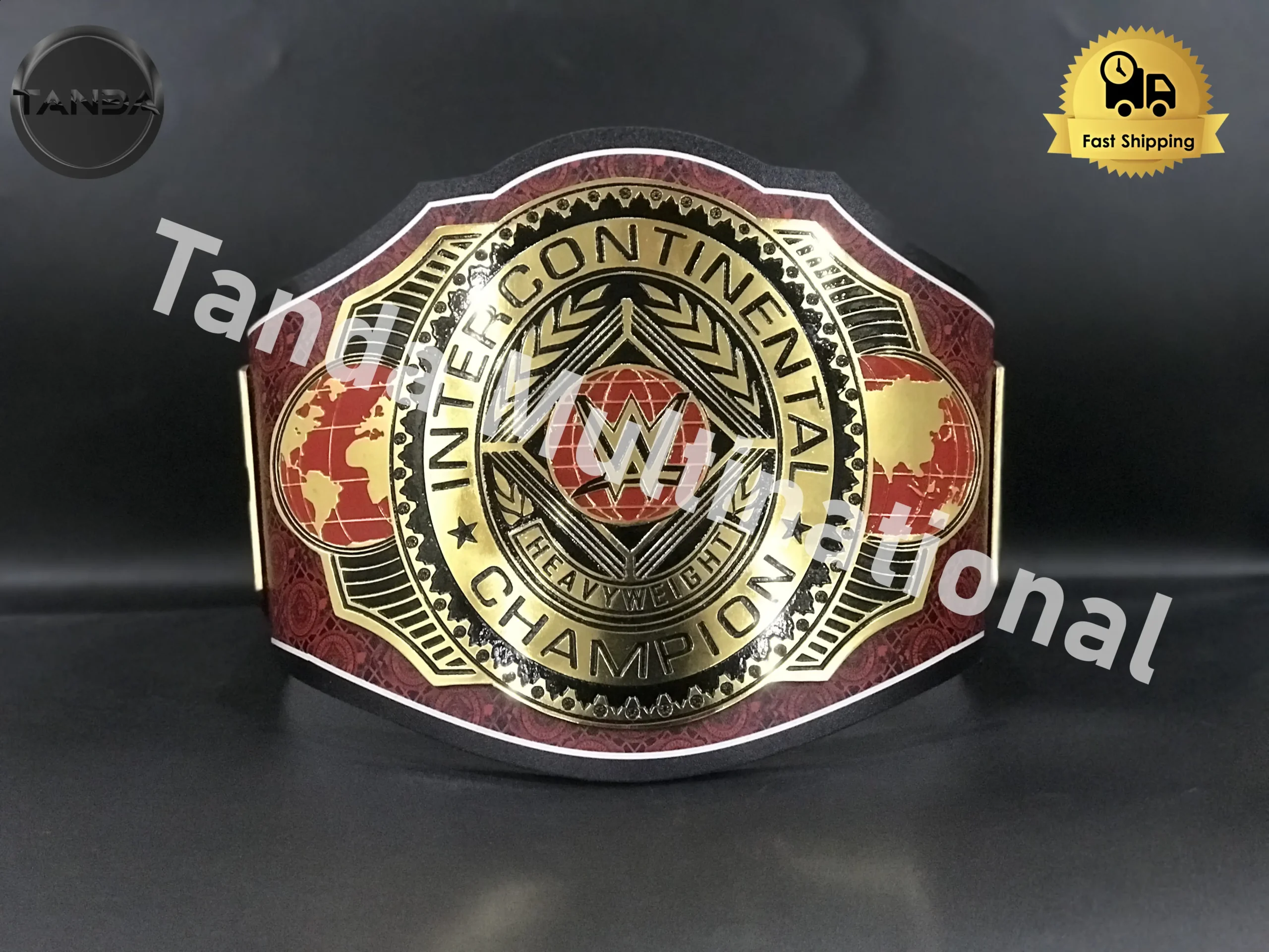 Gunther 666 Days Intercontinental WWE Championship Belt Wrestling Title 2mm Brass