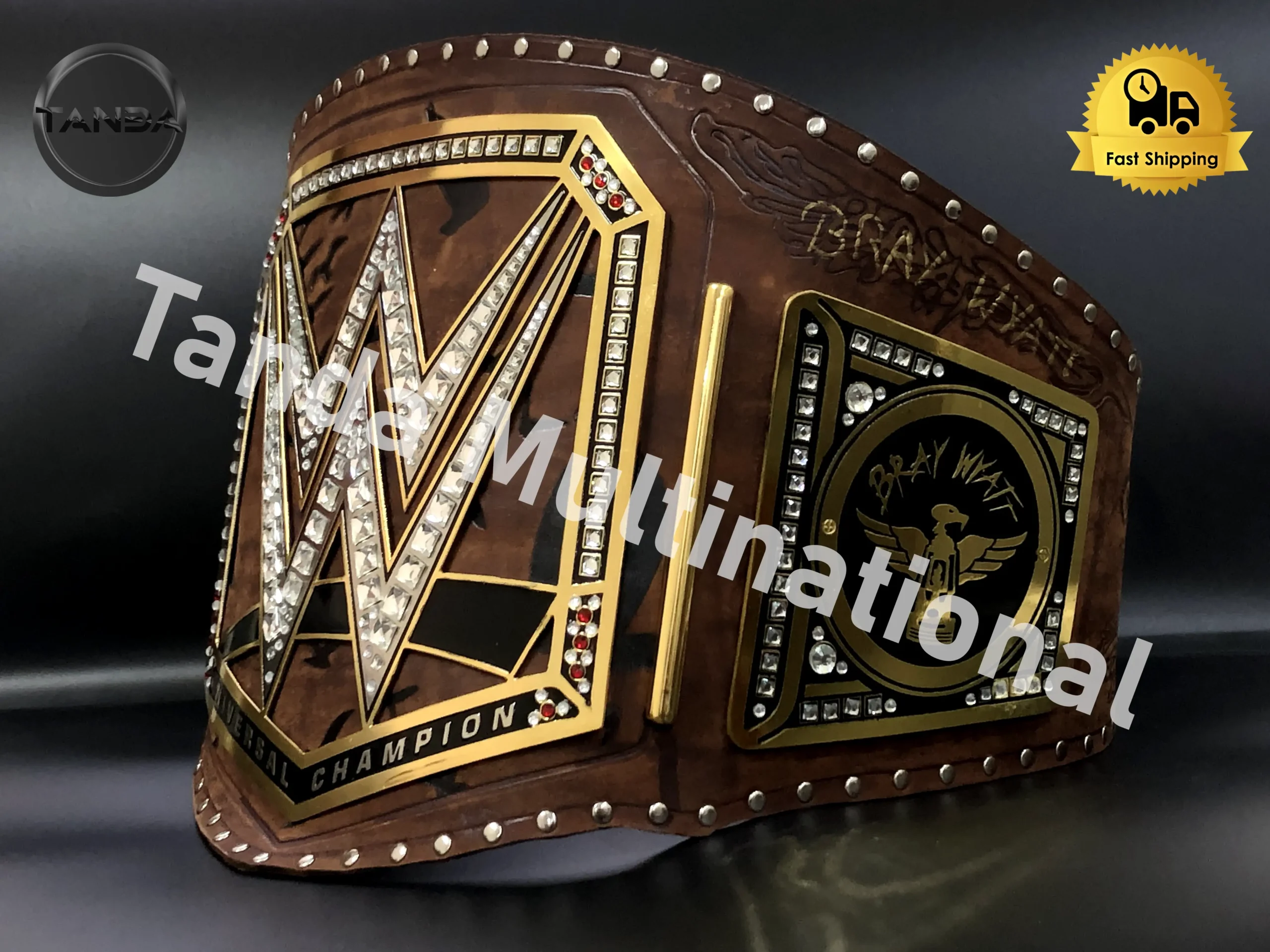 Custom Tribute To Bray Wyatt The Fiend Universal WWE Championship Belt 2mm Brass