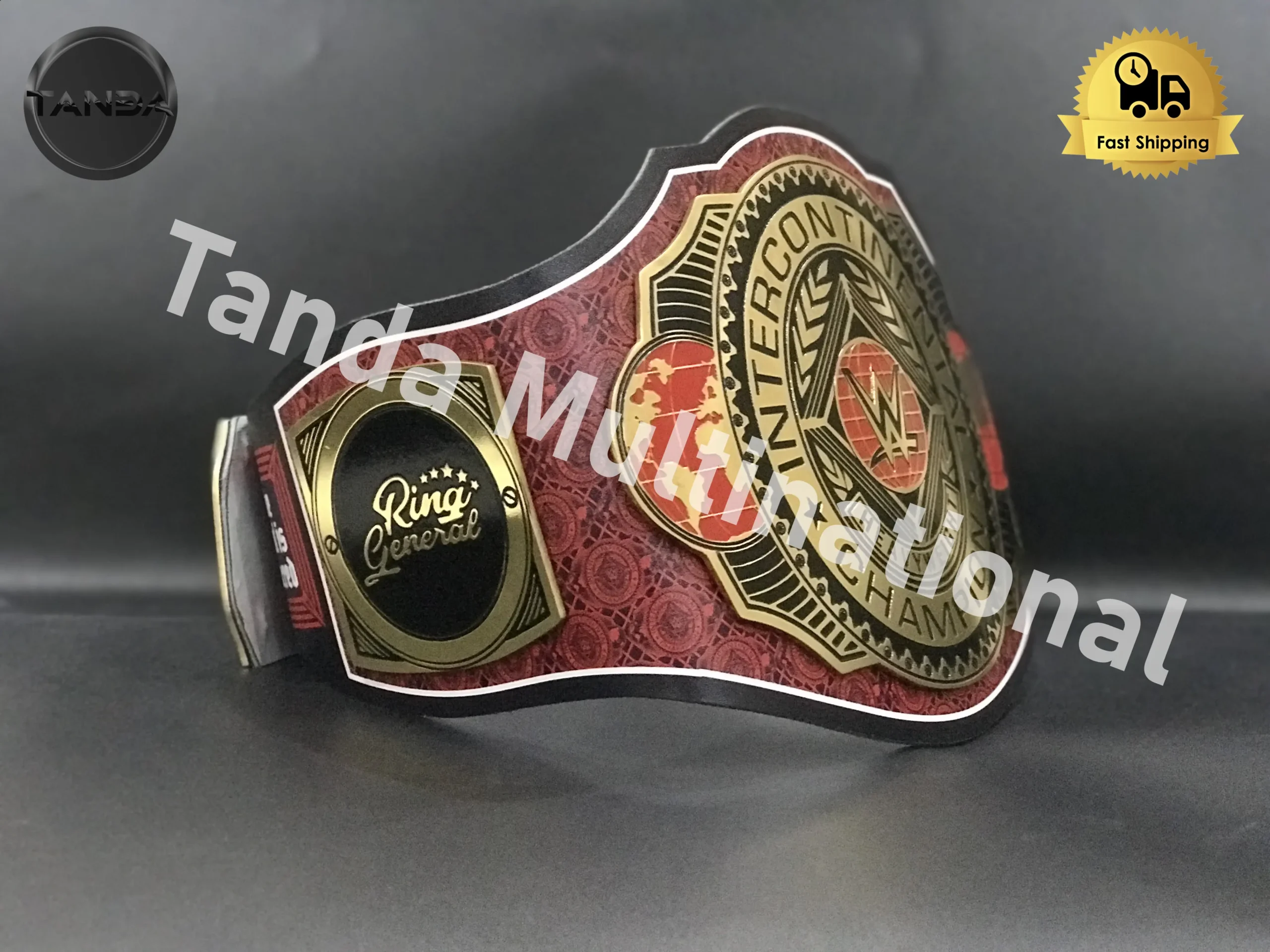 Gunther 666 Days Intercontinental WWE Championship Belt Wrestling Title 2mm Brass
