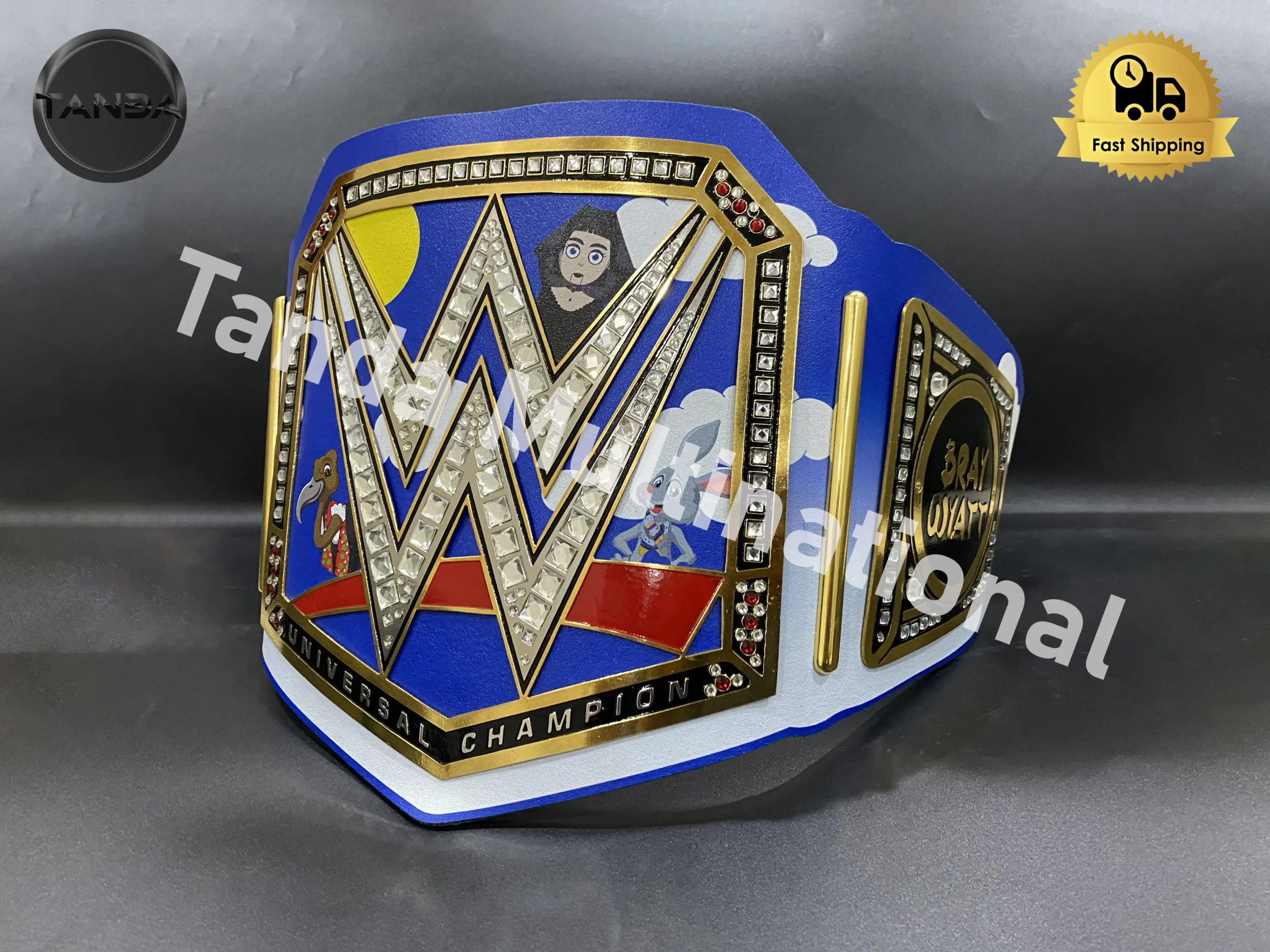 Custom Bray Wyatt Universal WWE Championship Belt Wrestling Title 2mm Brass