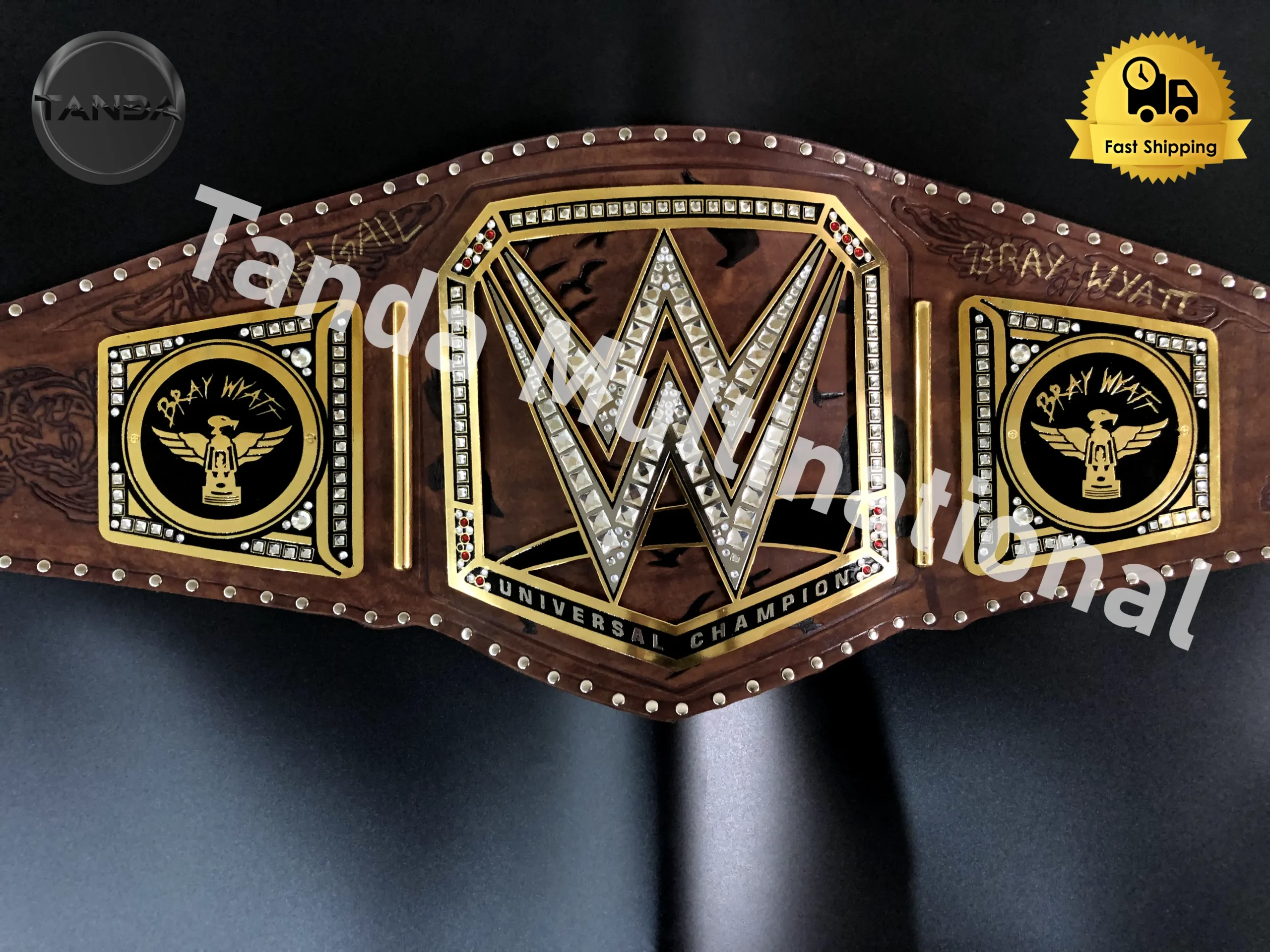 Custom Tribute To Bray Wyatt The Fiend Universal WWE Championship Belt 2mm Brass