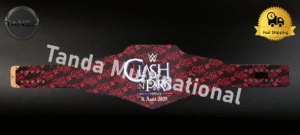Clash in Paris 2025 WWE Championship Belt Wrestling Title 6mm Diecast