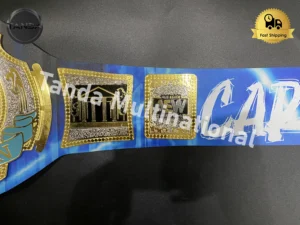 Custom Jade Cargill AEW Championship Belt Wrestling Title 2mm Brass