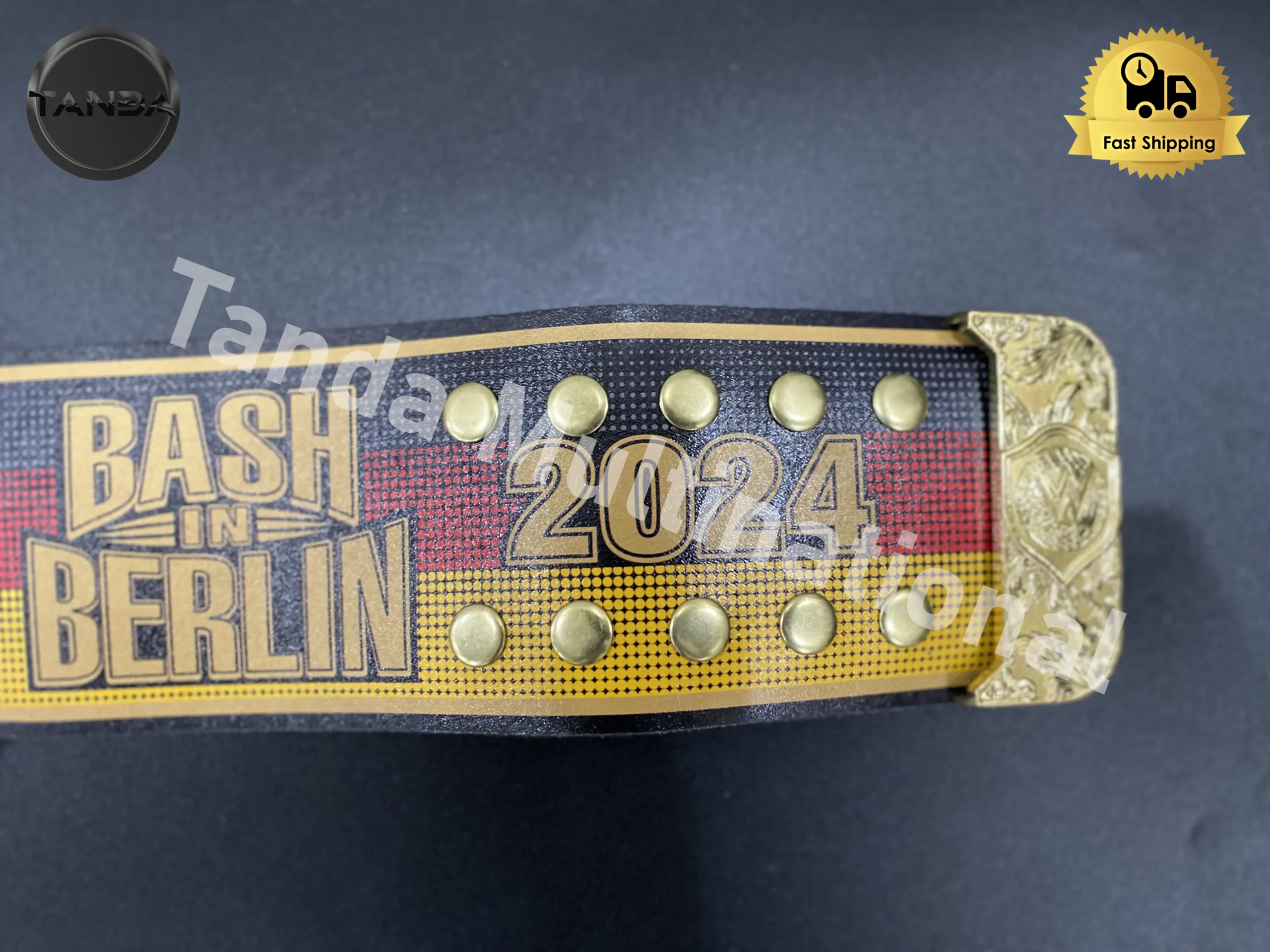 Bash in berlin wwe championship Belts Wrestling Title 6mm Diecast
