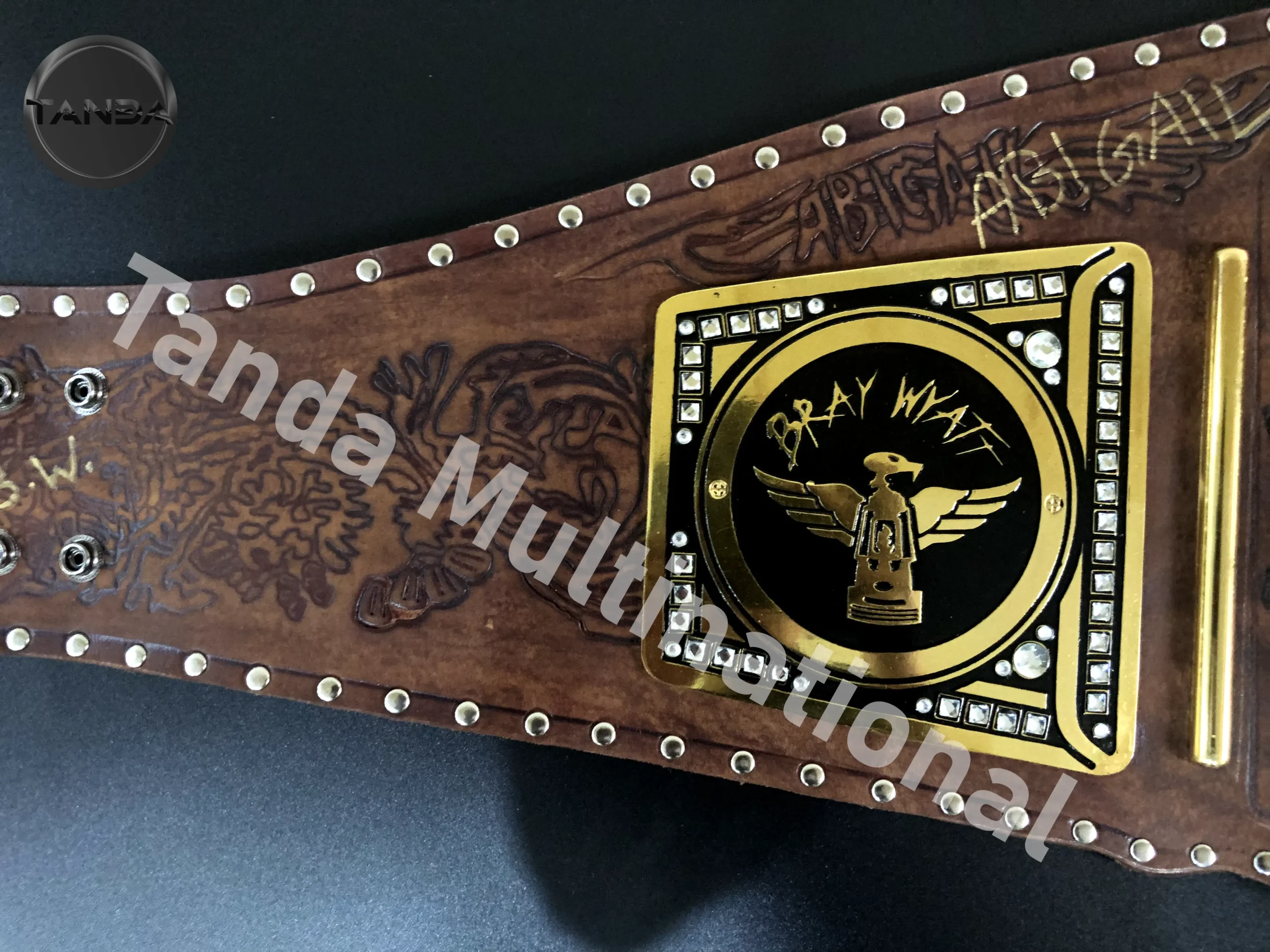 Custom Tribute To Bray Wyatt The Fiend Universal WWE Championship Belt 2mm Brass