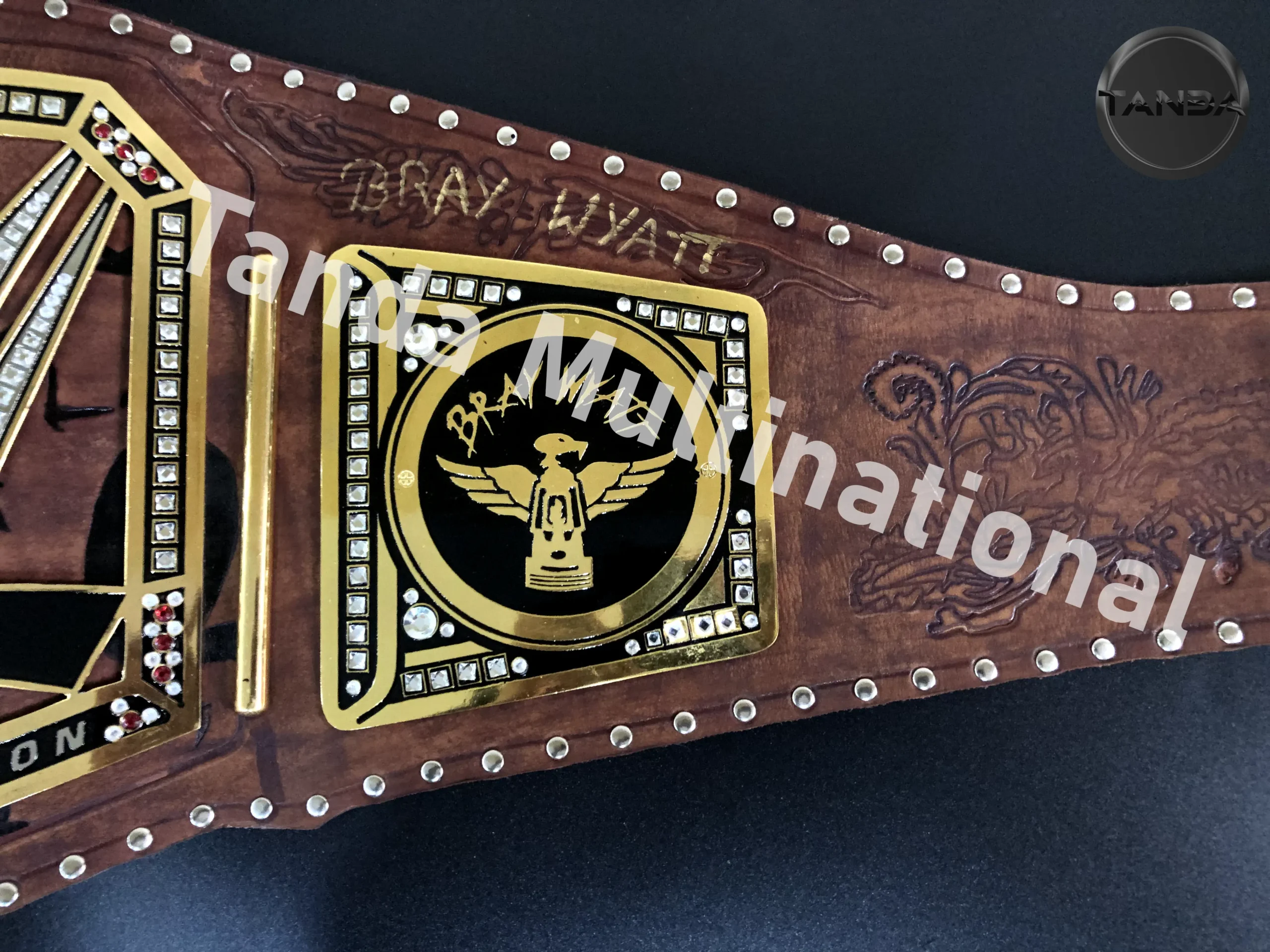 Custom Tribute To Bray Wyatt The Fiend Universal WWE Championship Belt 2mm Brass